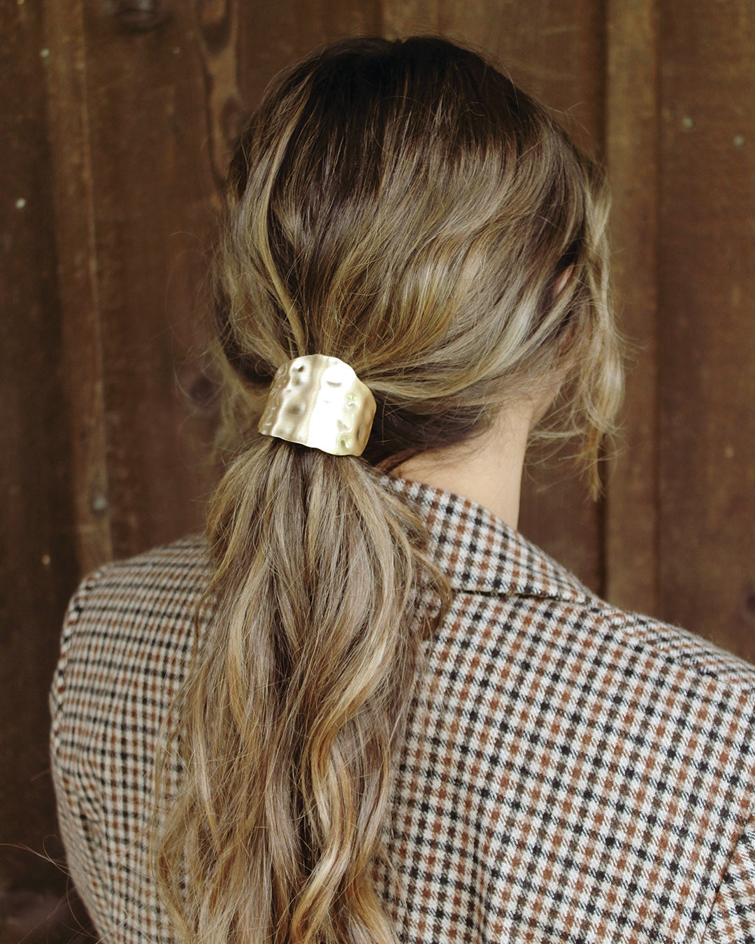 Hammered Metals Hair Ties - 2 Pack