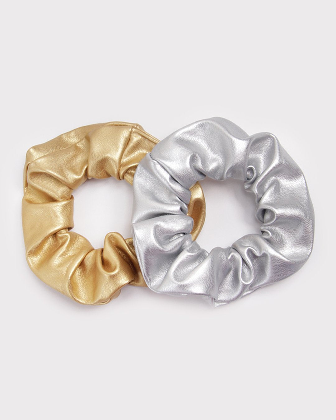 Faux Leather Scrunchies