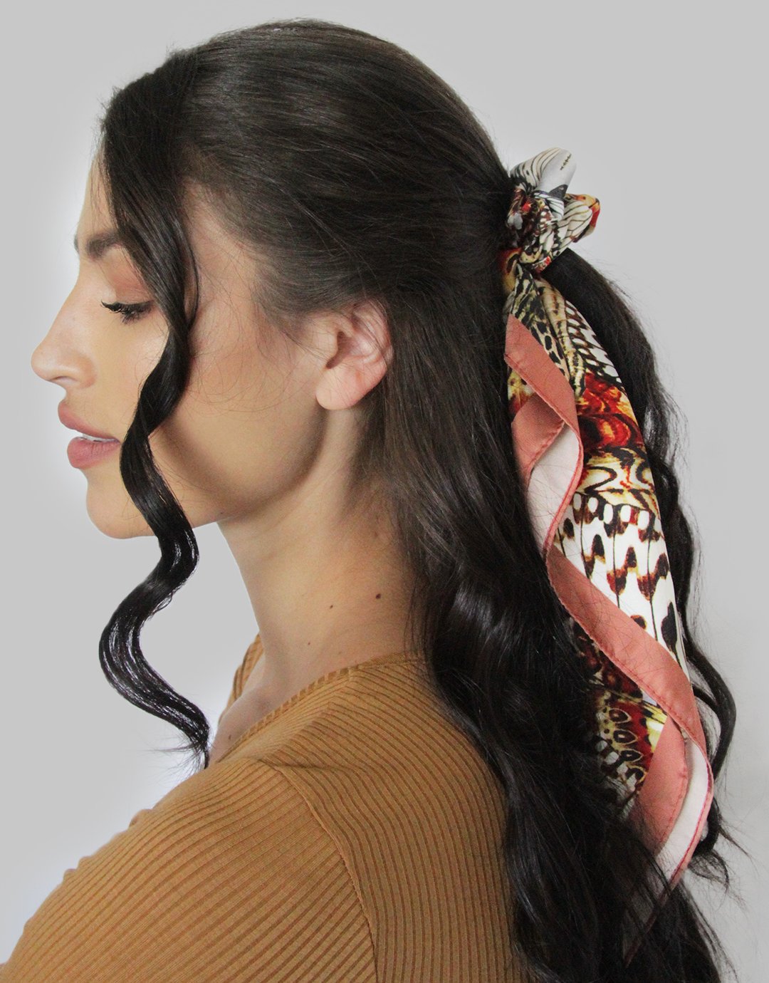 Fall Floral – Silky Scarf