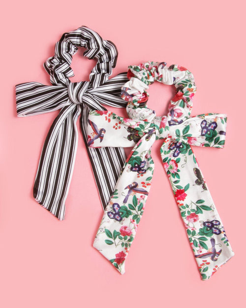 2 Pack Scrunchie Bow Ties